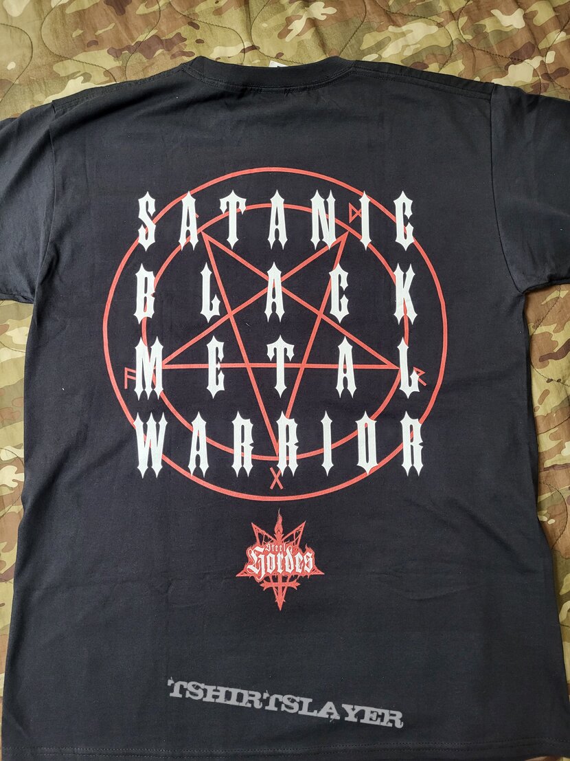 Satanic Warmaster Black metal warrior shirt