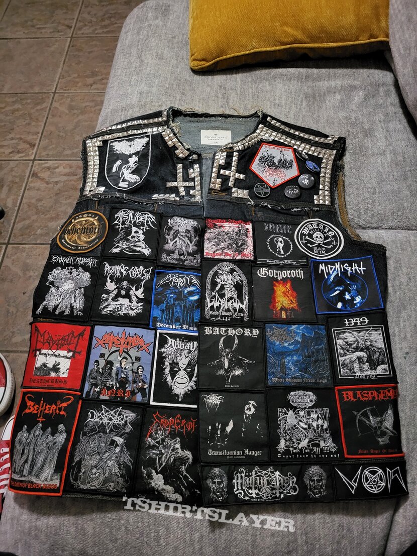 Morbid Updated back metal vest