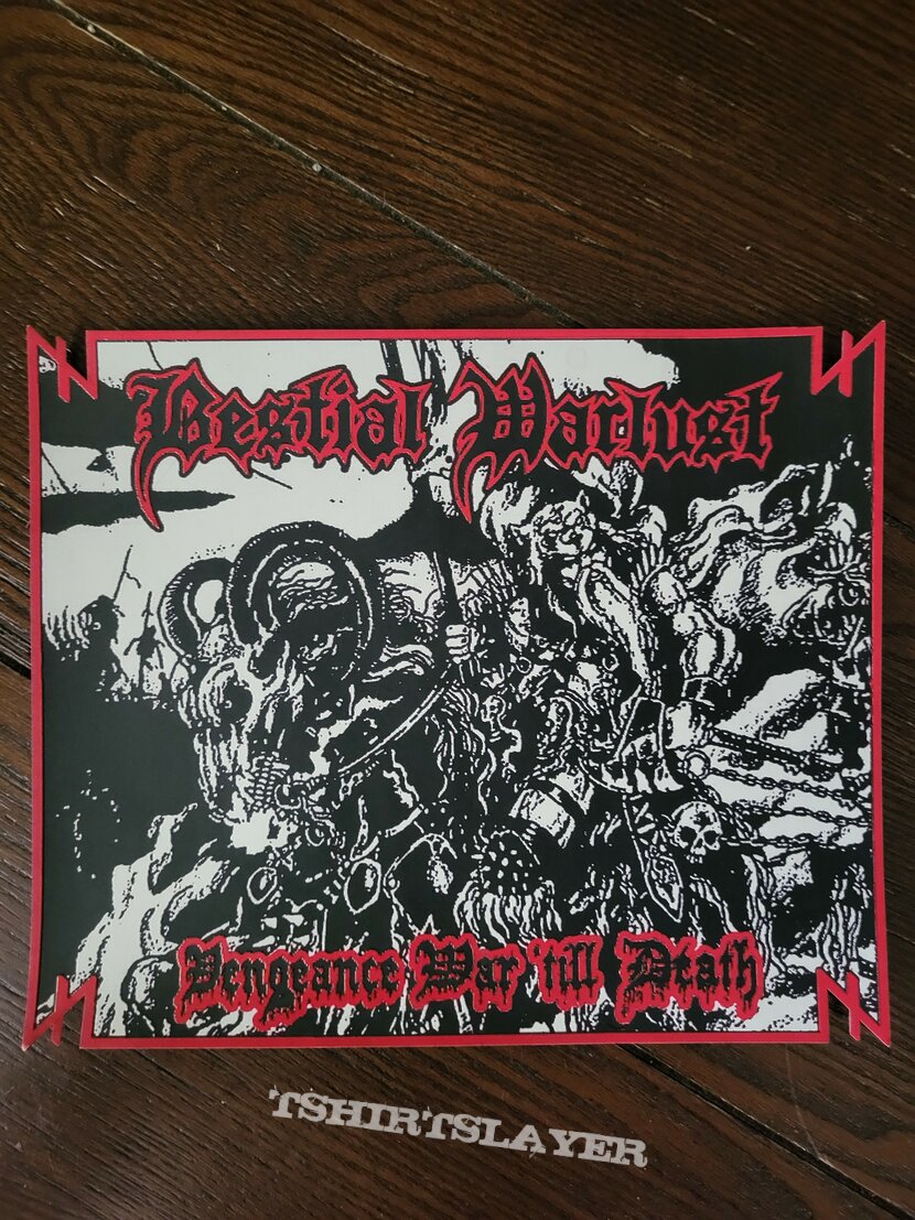 Bestial Warlust Vengeance war till dead leather patch