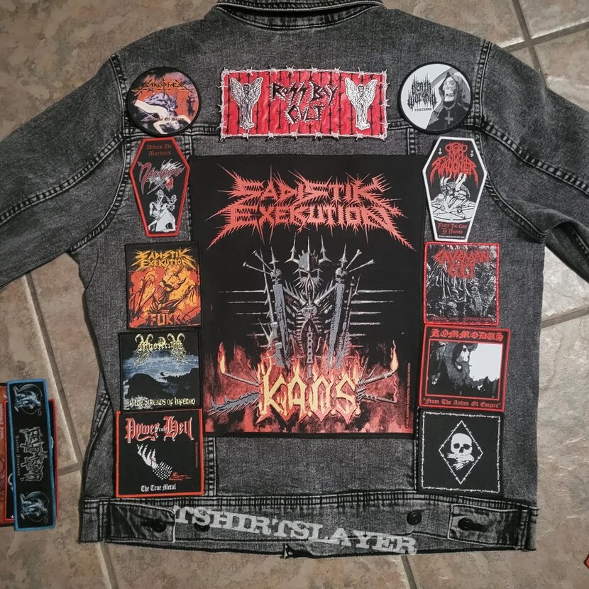 Sadistik Exekution Extreme metal layout for new vest