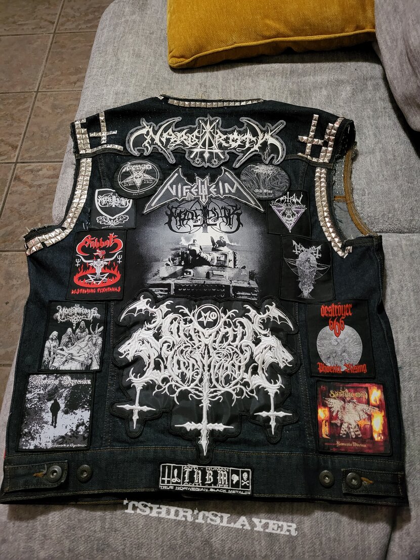 Morbid Updated back metal vest