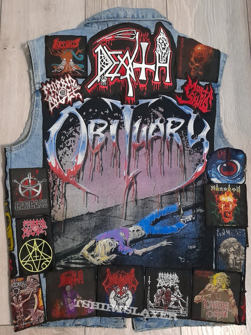 Obituary Morbid Angel Vader Battle jacket death metal