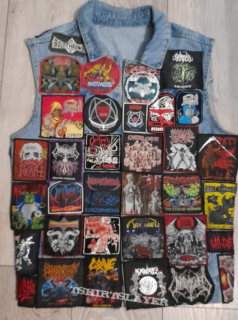 Obituary Morbid Angel Vader Battle jacket death metal