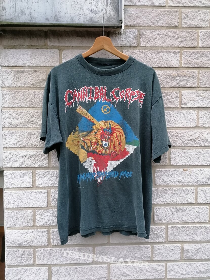 Cannibal corpse Hammer smashed face shirt XL 1993 European tour 