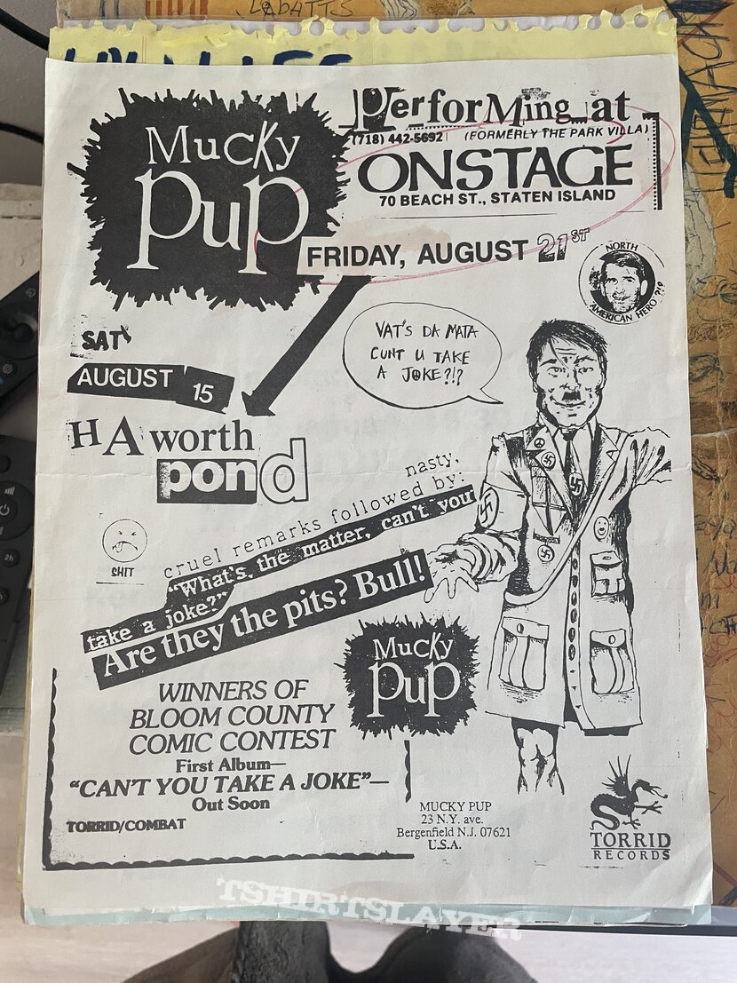 Mucky Pup poster flyer
