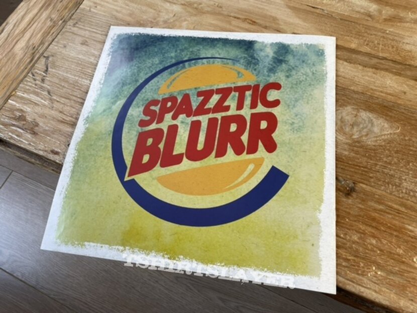 Spazztic Blurr Hello Dum Dums / Bedrock Blurr demo splatter lp