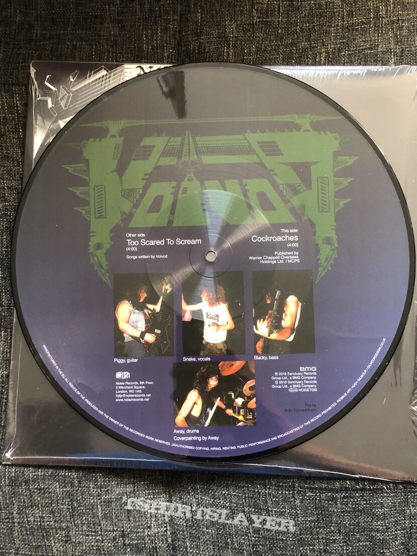 Voivod Too Scared to Scream picture disc.