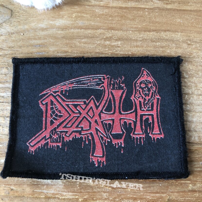 Death screen printed patch 