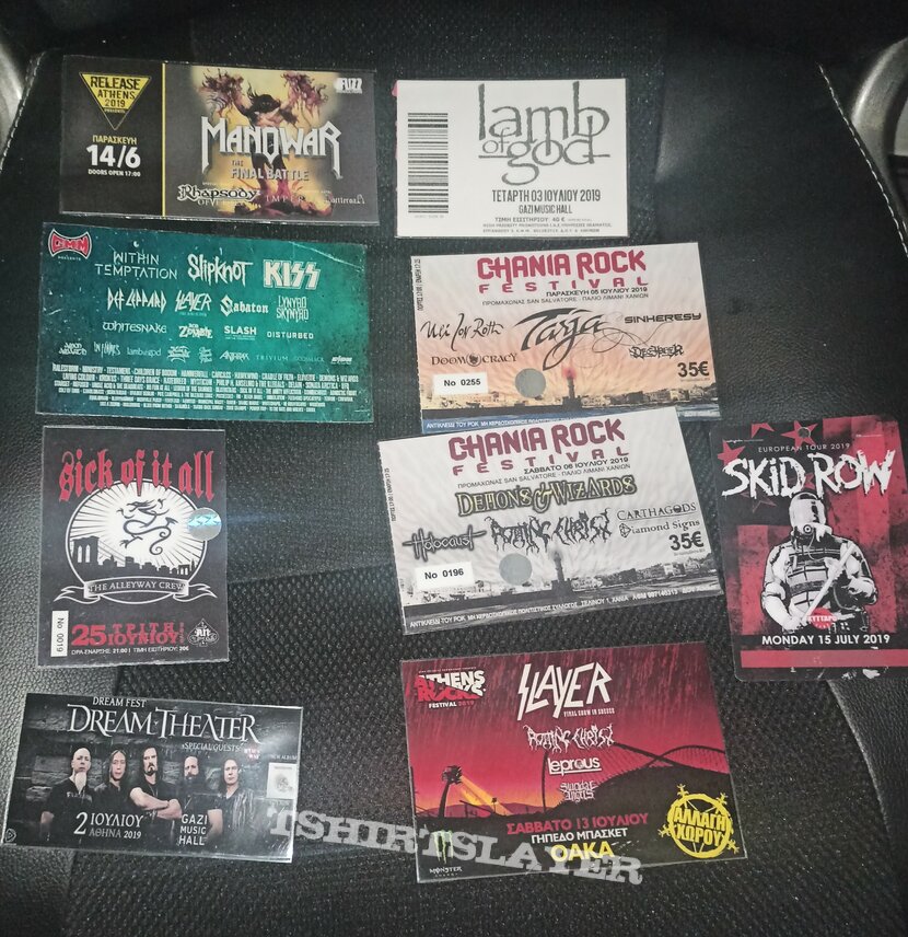 The Amity Affliction Ticket from Festivals and Gigs vol-1