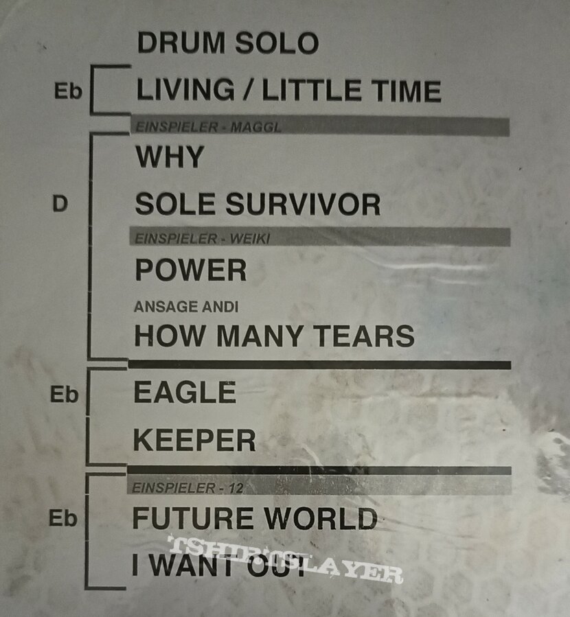 Helloween Setlist collection vol-2