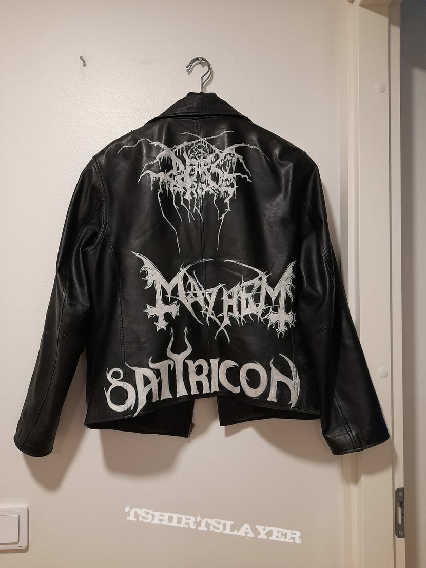 Darkthrone My painted leather jacket #1