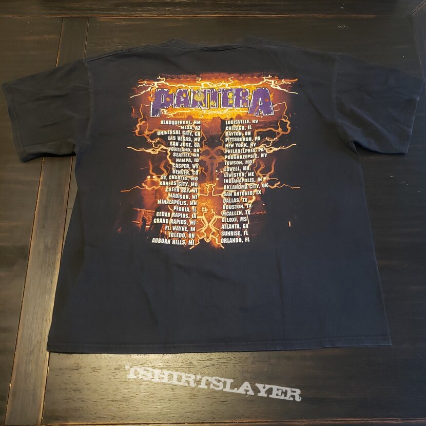 Pantera 2001 Tour Shirt 