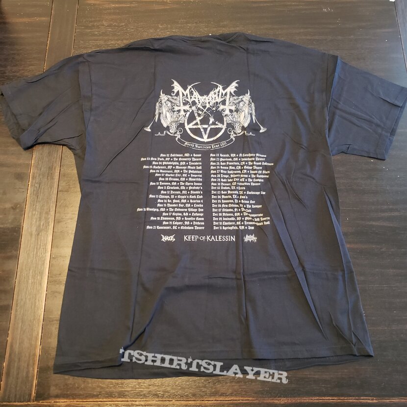 Mayhem 2011 Tour Shirt