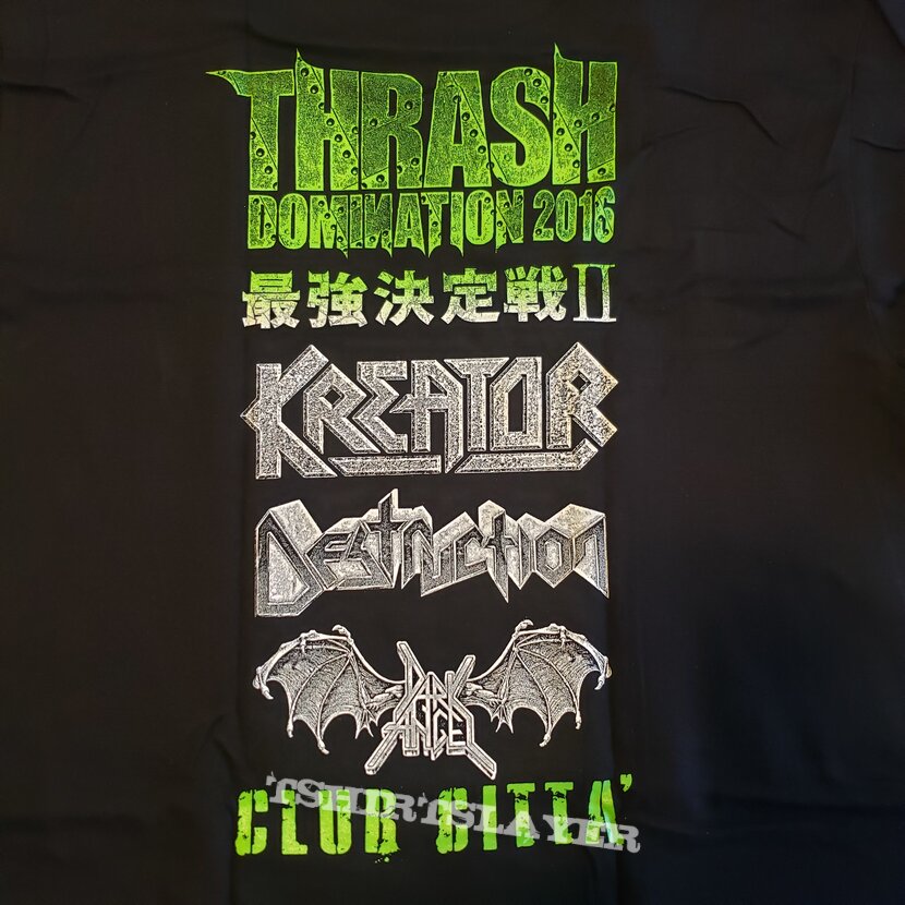 Dark Angel Japan Thrash Domination 2016 Shirt 