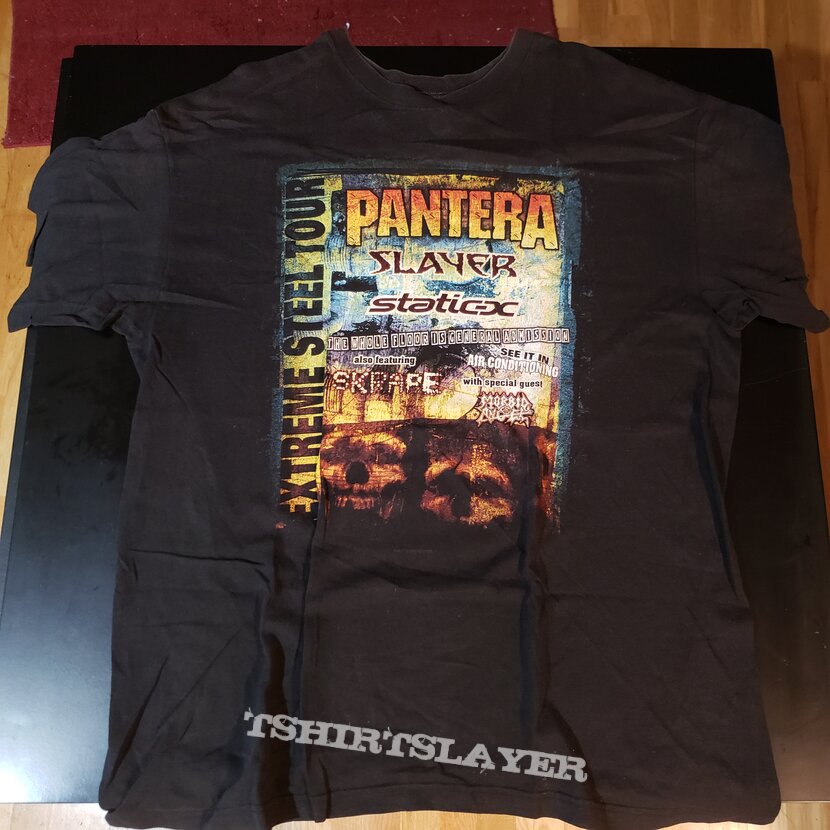 Pantera The Extreme Steel Tour Shirt 