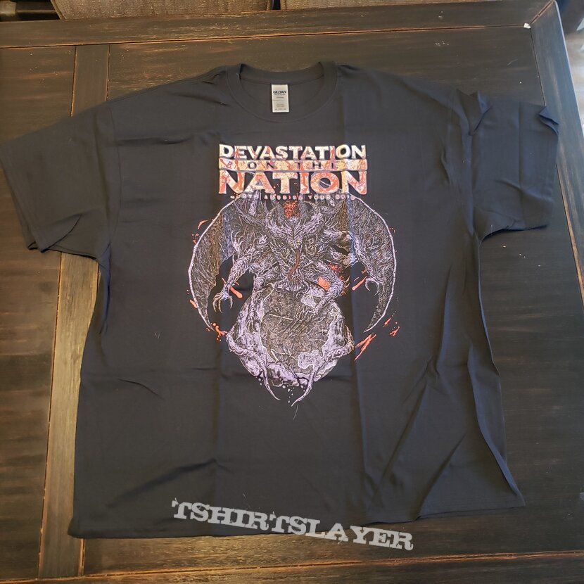 Dark Funeral Devastation On The Nation 2019 Tour Shirt