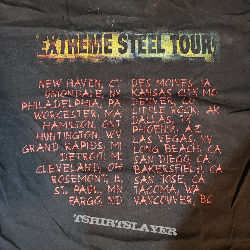 Pantera The Extreme Steel Tour Shirt 