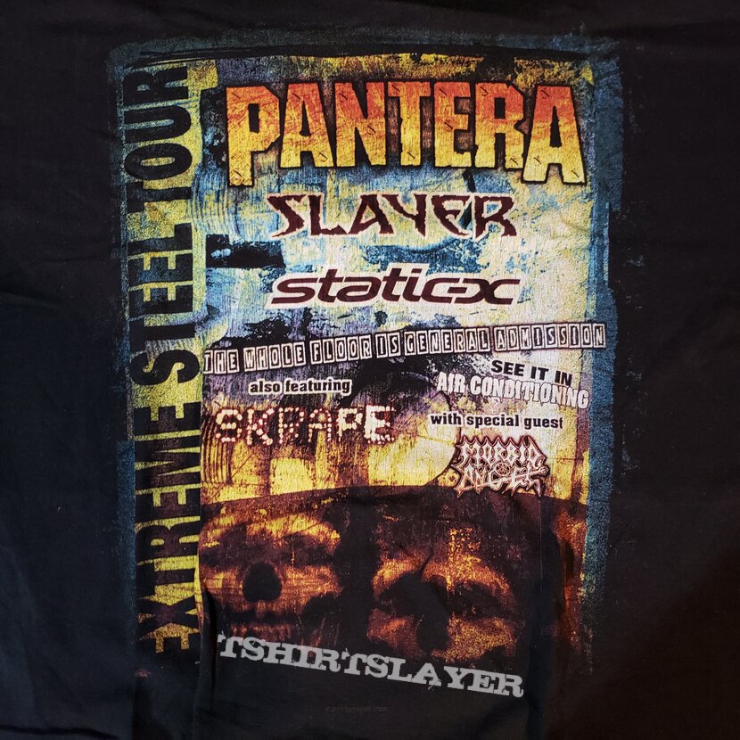 Pantera The Extreme Steel Tour Shirt 