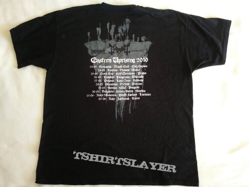 Mayhem Eastern Uprising tour 2010 TS