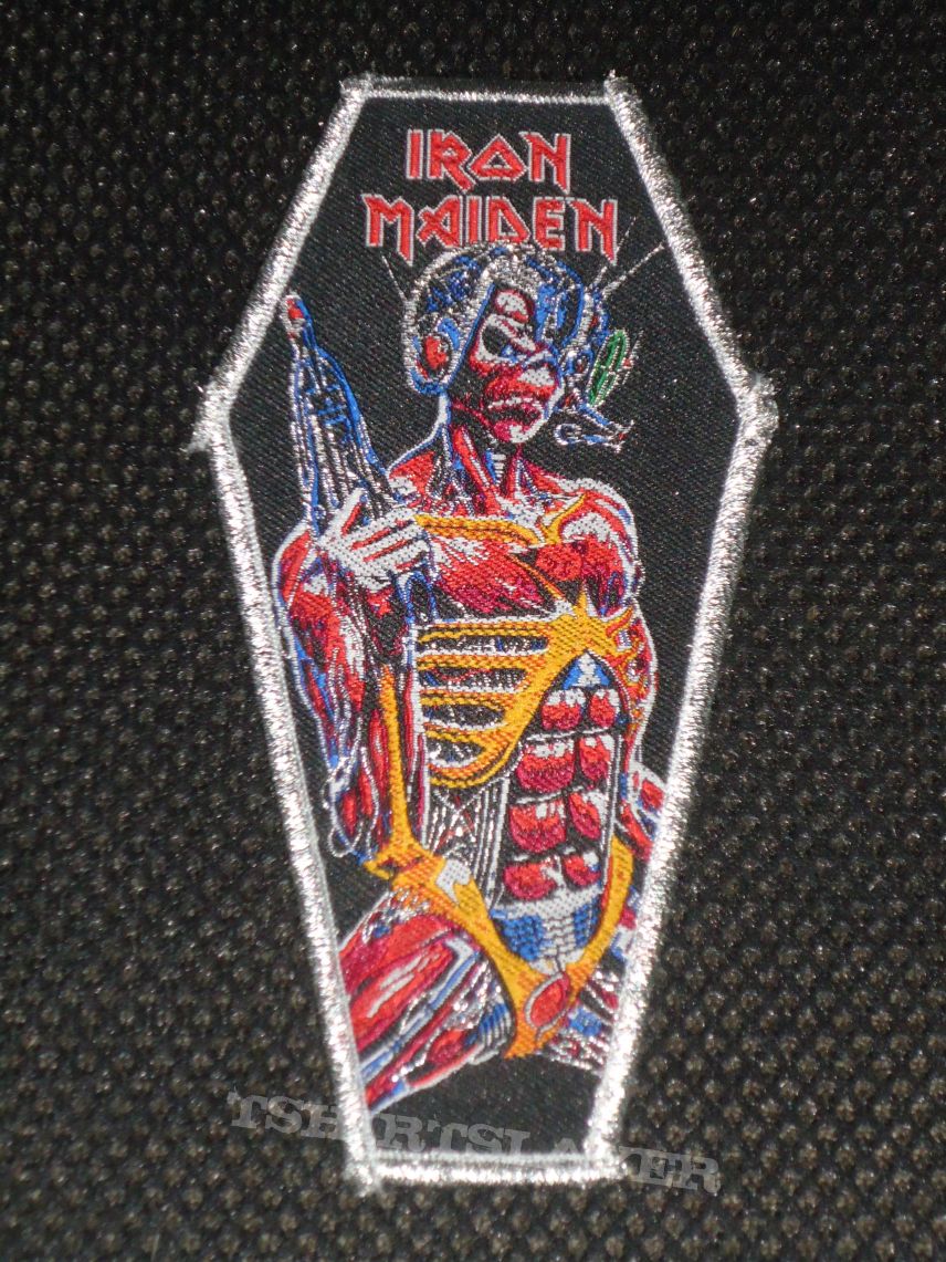 Iron Maiden - Somewhere in Time Coffin (silver borders)