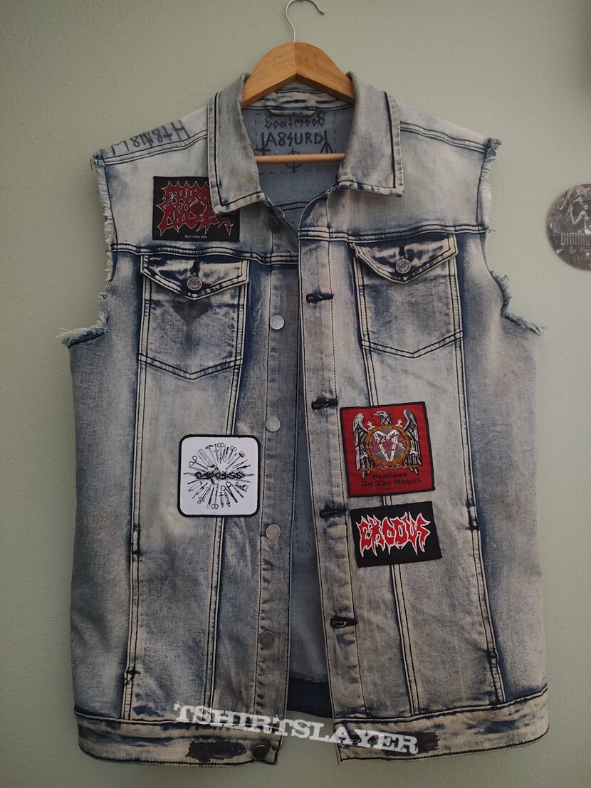 Obituary Denim Vest