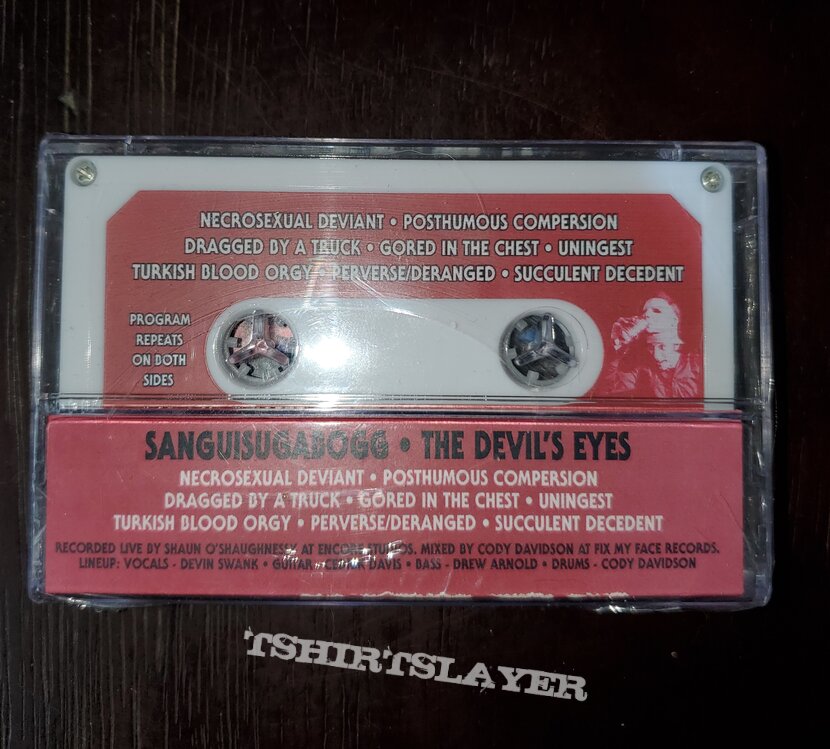 Sanguisugabogg The Devil&#039;s Eyes Tour Cassette