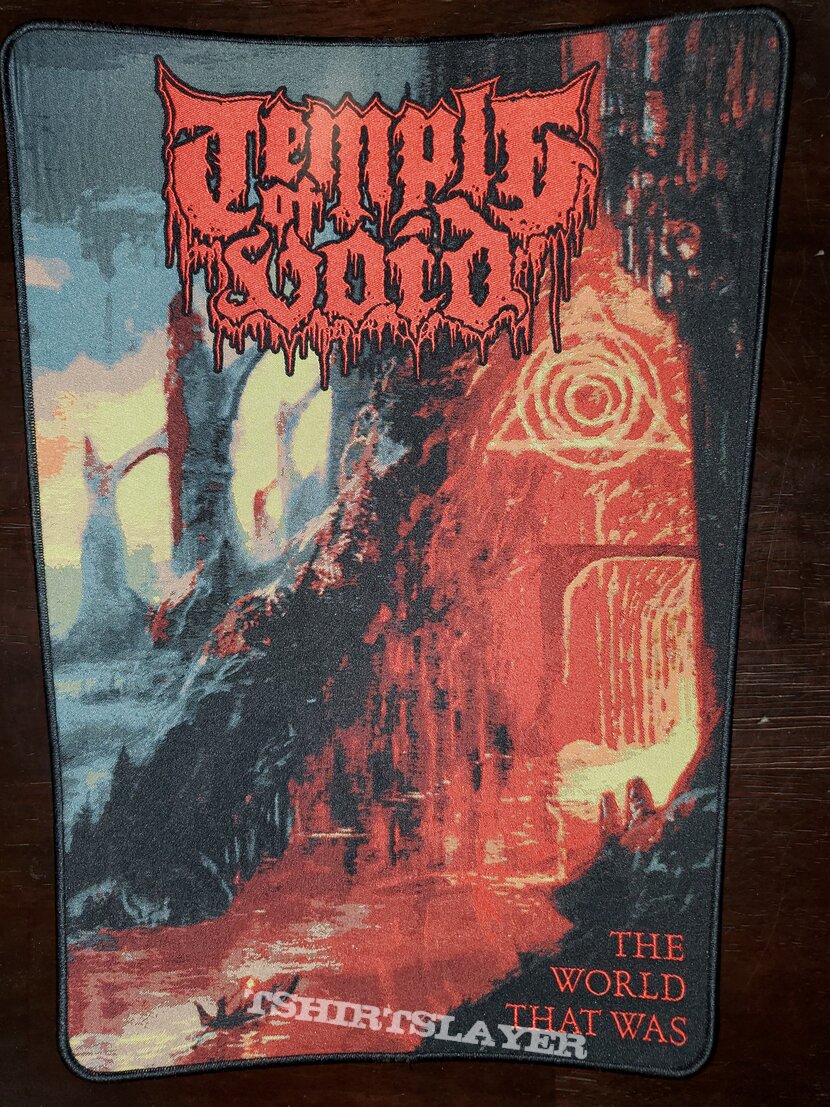Temple Of Void The World That Was woven backpatch