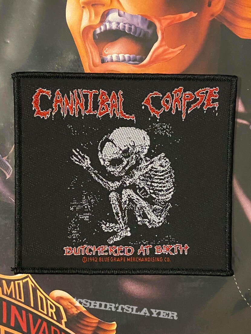 Cannibal Corpse Cannibal Corpes - Butchered at Birth 1992 Blue Grape Merch.