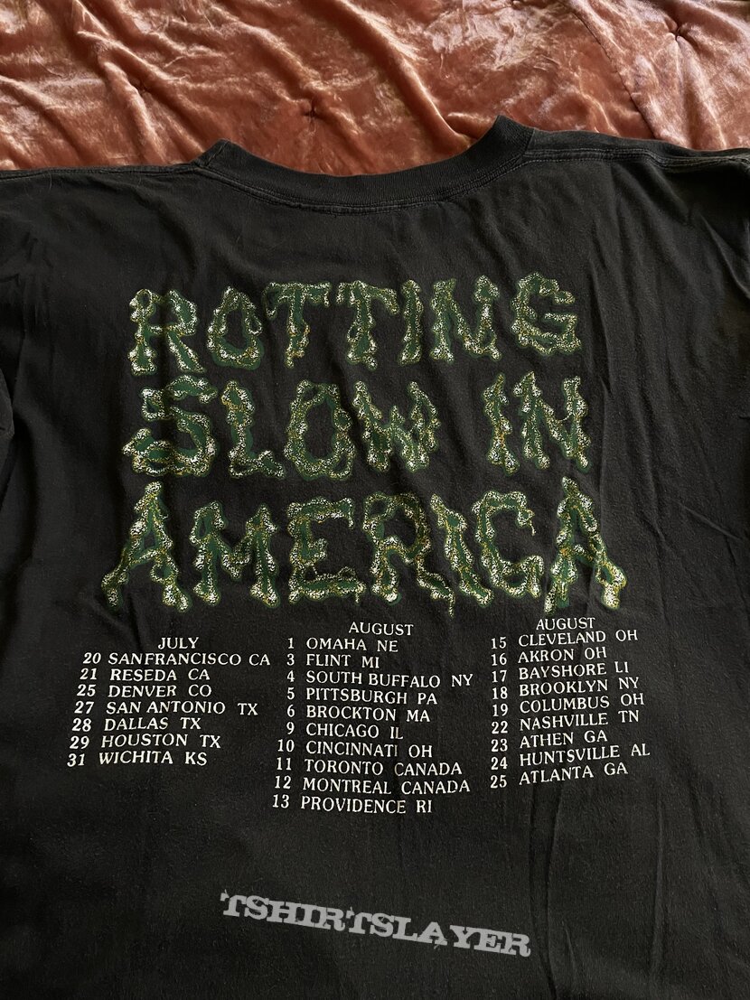 1989 Obituary “Rotting Slowly” tour shirt!