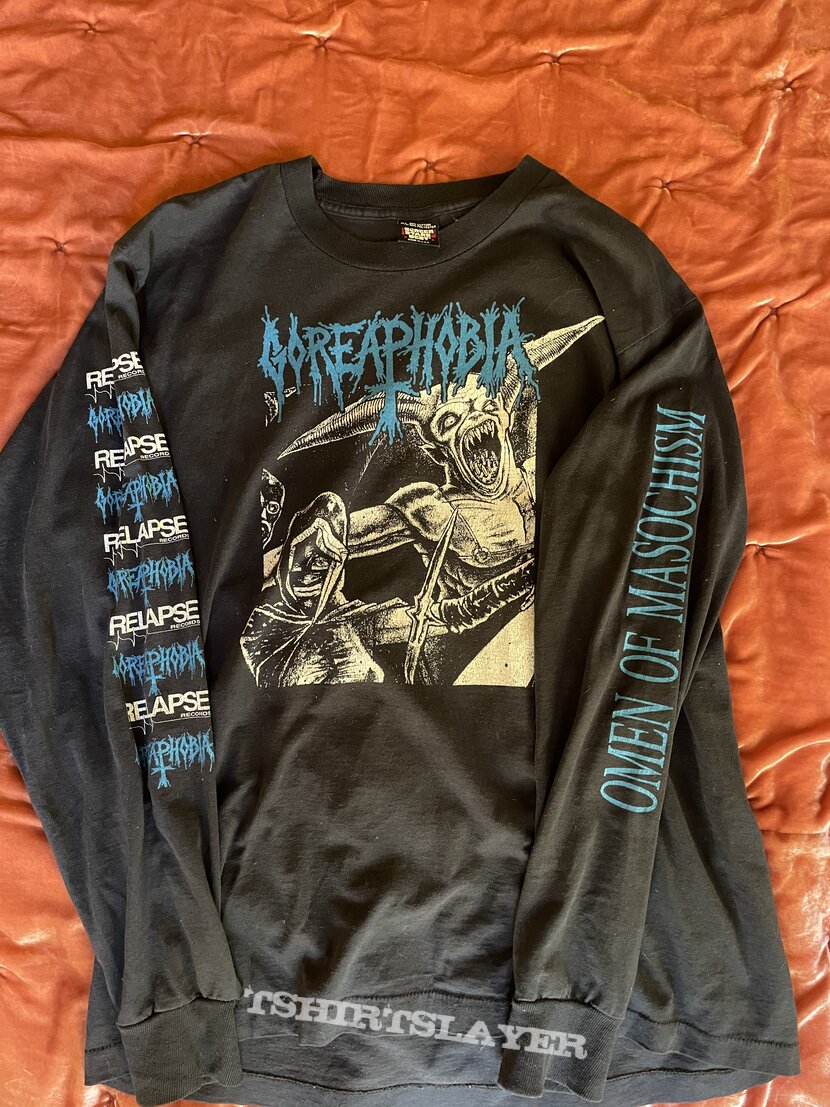 1991-2 Goreaphobia Omen of Masochism longsleeve