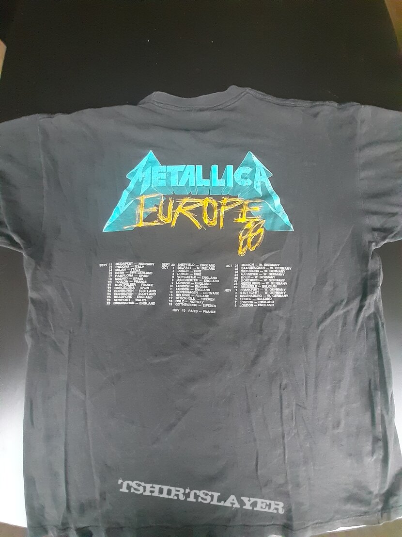 Metallica "...And justice for all / European tour '88" t-shirt, size XL |  TShirtSlayer TShirt and BattleJacket Gallery