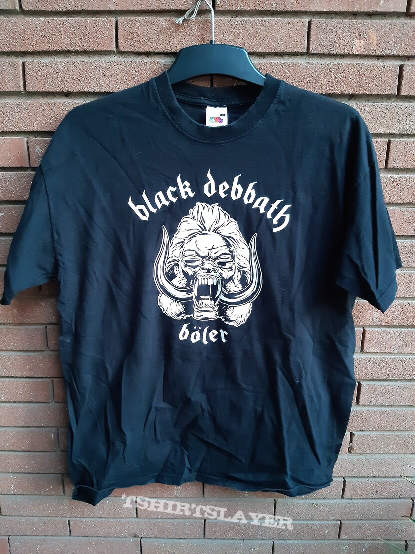 Black Debbath &quot;Böler&quot; t-shirt, size M