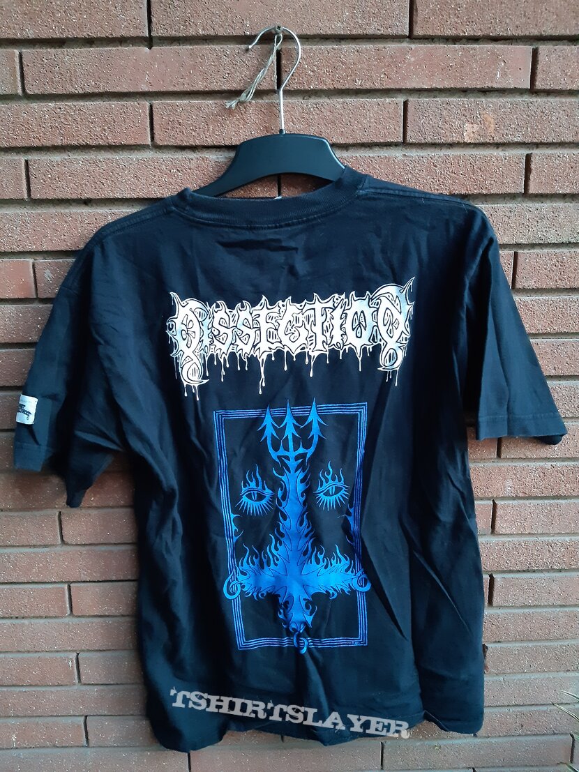 DISSECTION "Band picture / inverted 666 cross" t-shirt, size M |  TShirtSlayer TShirt and BattleJacket Gallery