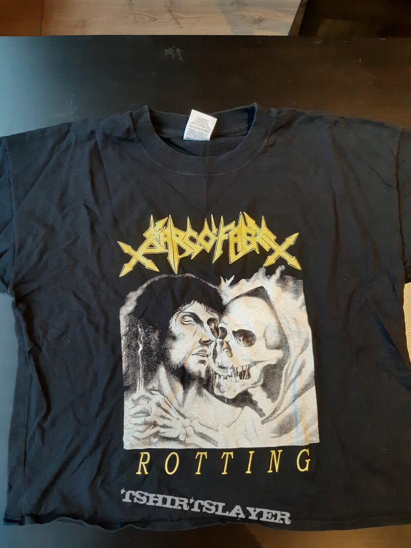 Sarcofago "Rotting" t-shirt, size XL | TShirtSlayer TShirt and BattleJacket  Gallery