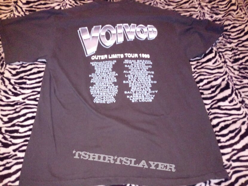 Voivod The Outer Limits 1993/94 tour t-shirt