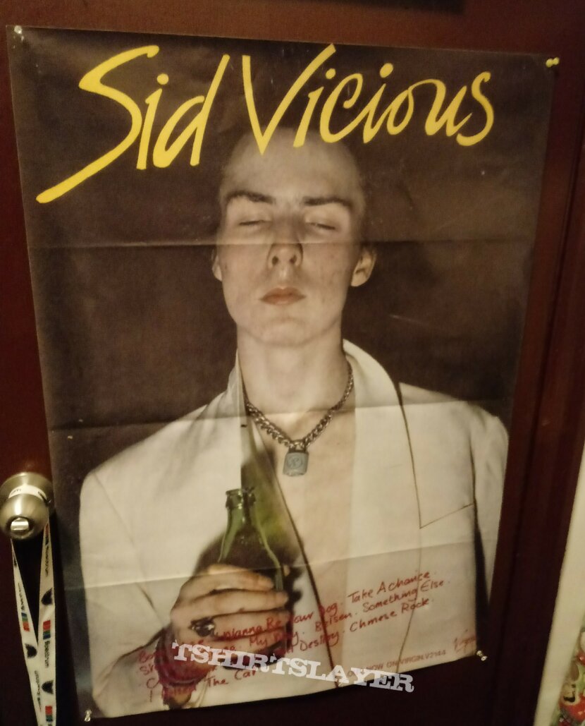Sid Vicious Sid Sings Promo Poster Sex Pistols Tshirtslayer Tshirt And Battlejacket Gallery