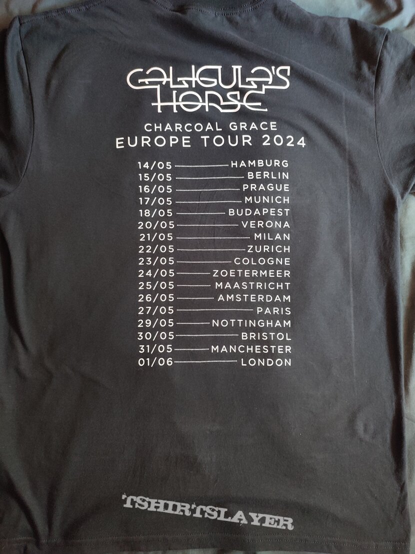 Caligula&#039;s Horse Charcoal Grace Europe Tour 2024 Shirt 