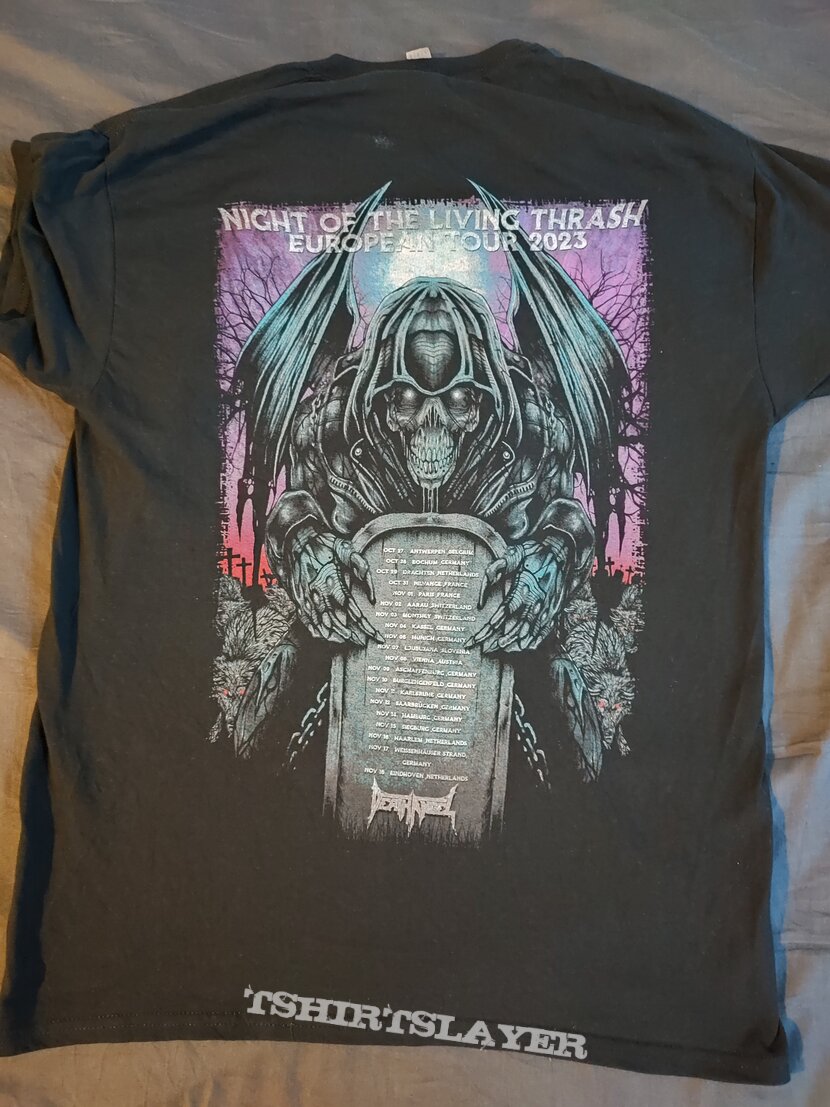 Death Angel Night of the Living Thrash European tour 2023 Shirt |  TShirtSlayer TShirt and BattleJacket Gallery