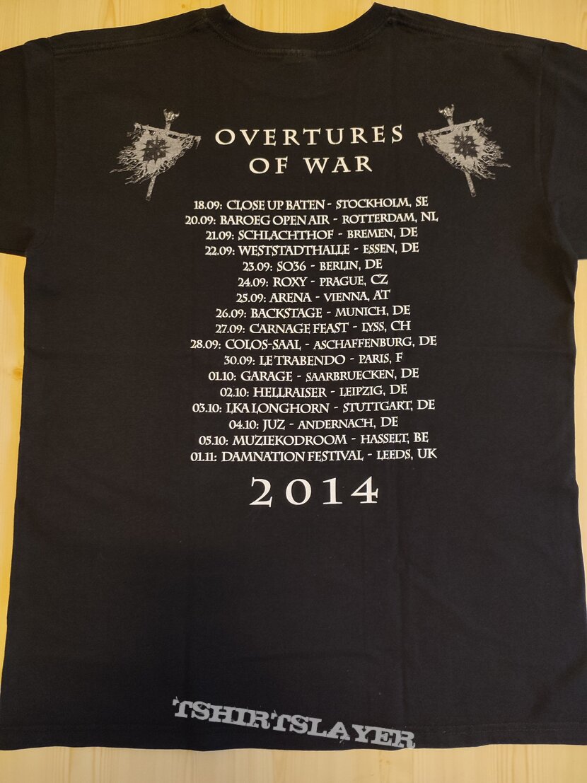 Bolt Thrower Overtures of war Tour Shirt 2014, Size M