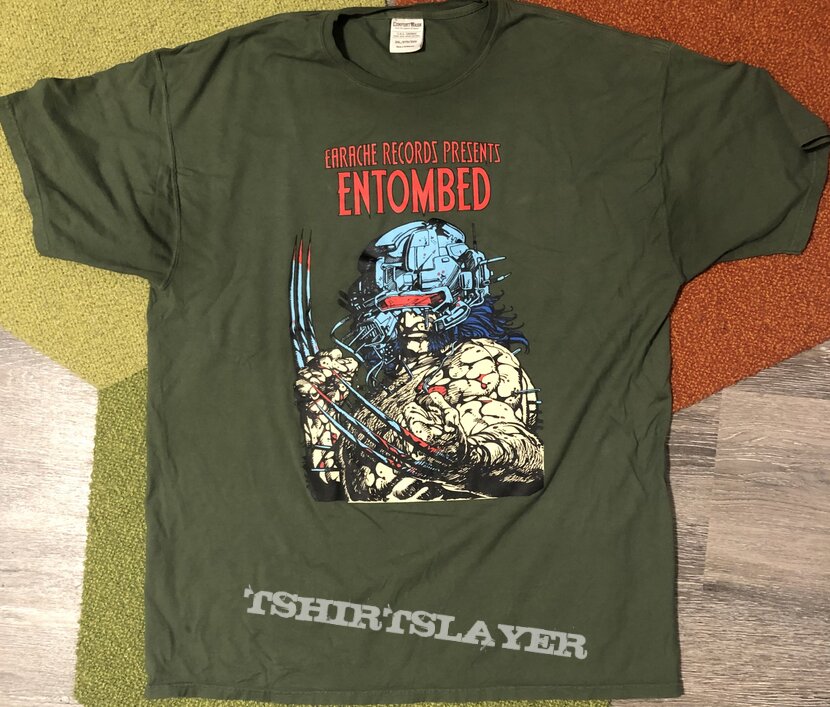 Entombed Wolverine Blues / Weapon X boot Tshirt