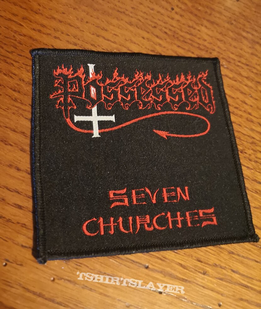 Possessed - Seven Churches Woven Patch 