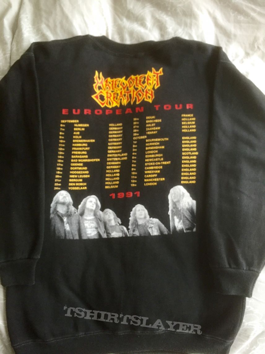 Malevolent creation tour sweatshirt | TShirtSlayer TShirt and ...