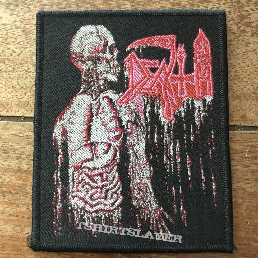 Death Human woven patch