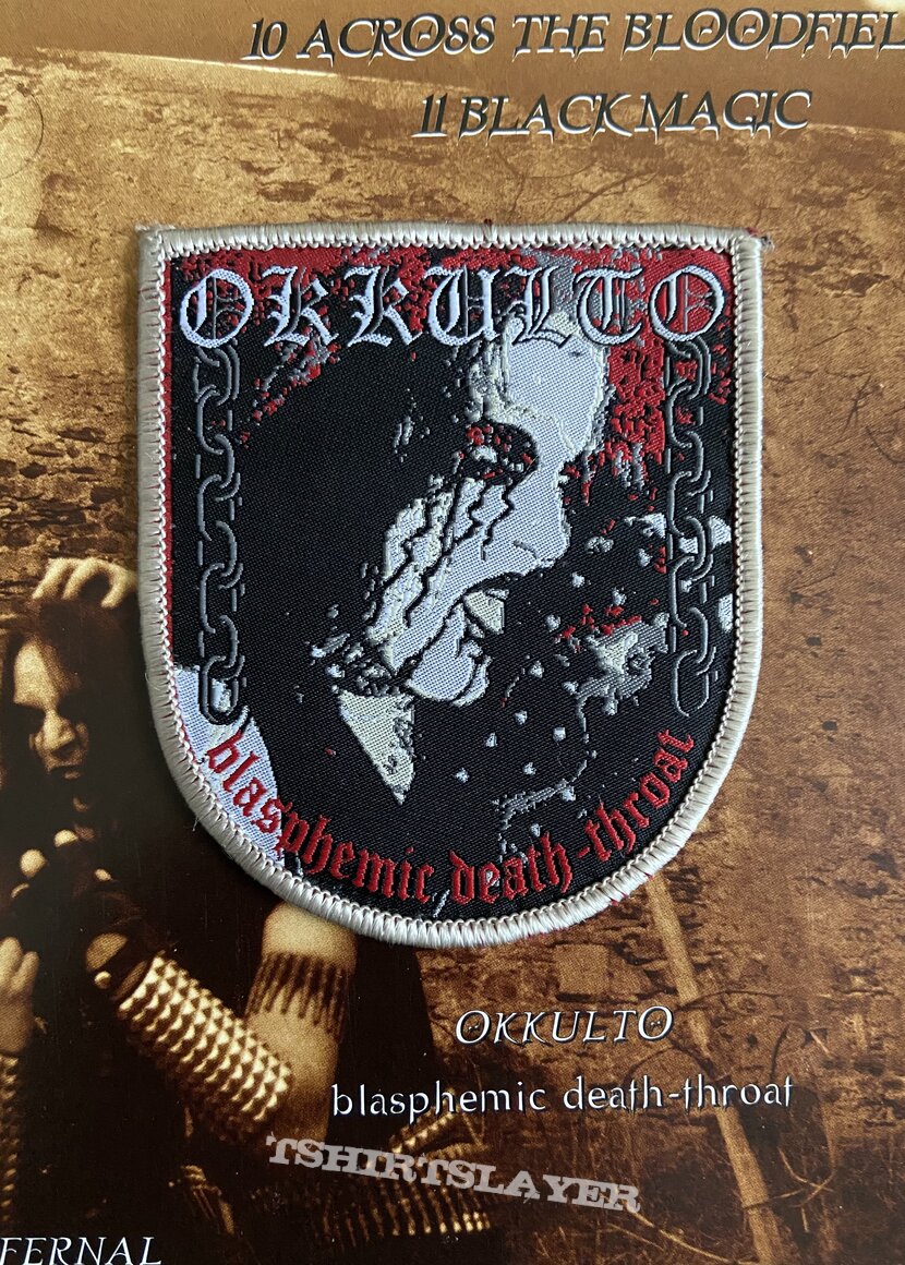 Desaster Okkulto Blasphemic Death Throat Patch