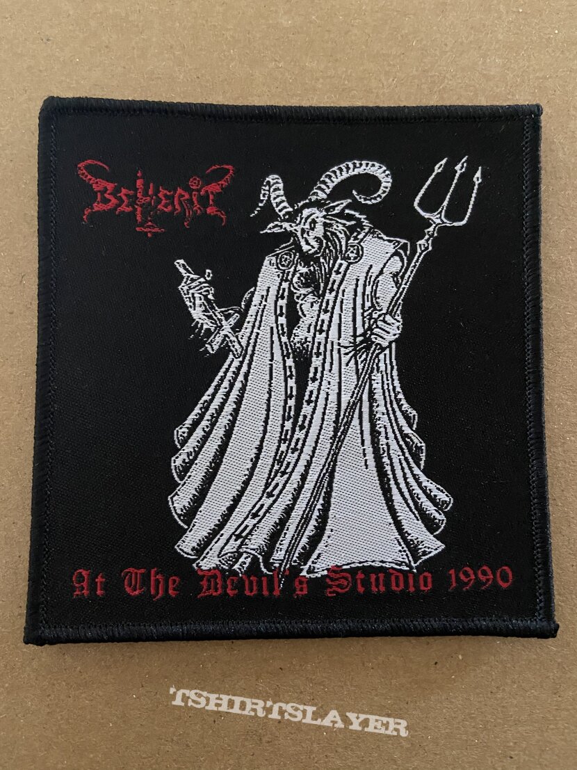 Beherit At The Devil’s Studio 1990 Patch