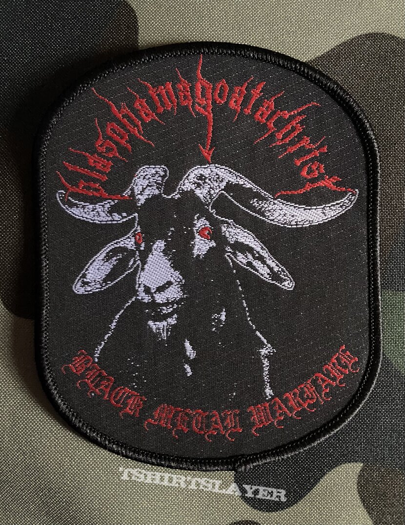 Blasphamagoatachrist Blasphamagoatchrist Black Metal Warfare Patch |  TShirtSlayer TShirt and BattleJacket Gallery