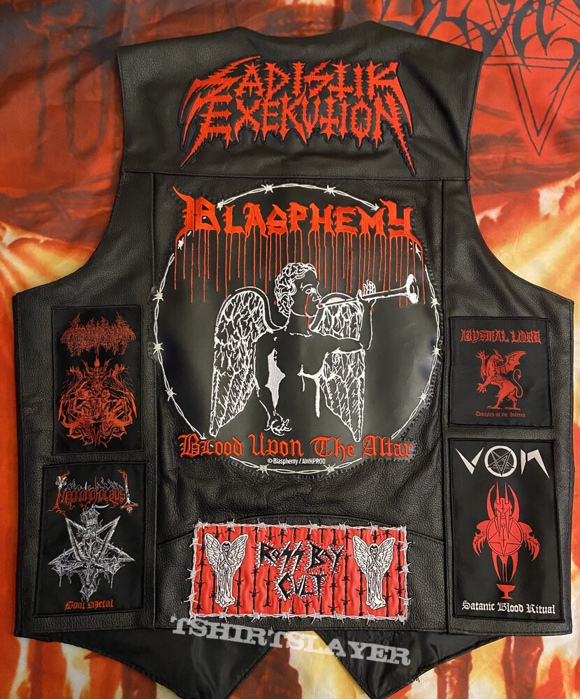 Blasphemy Goat Worship Vest 