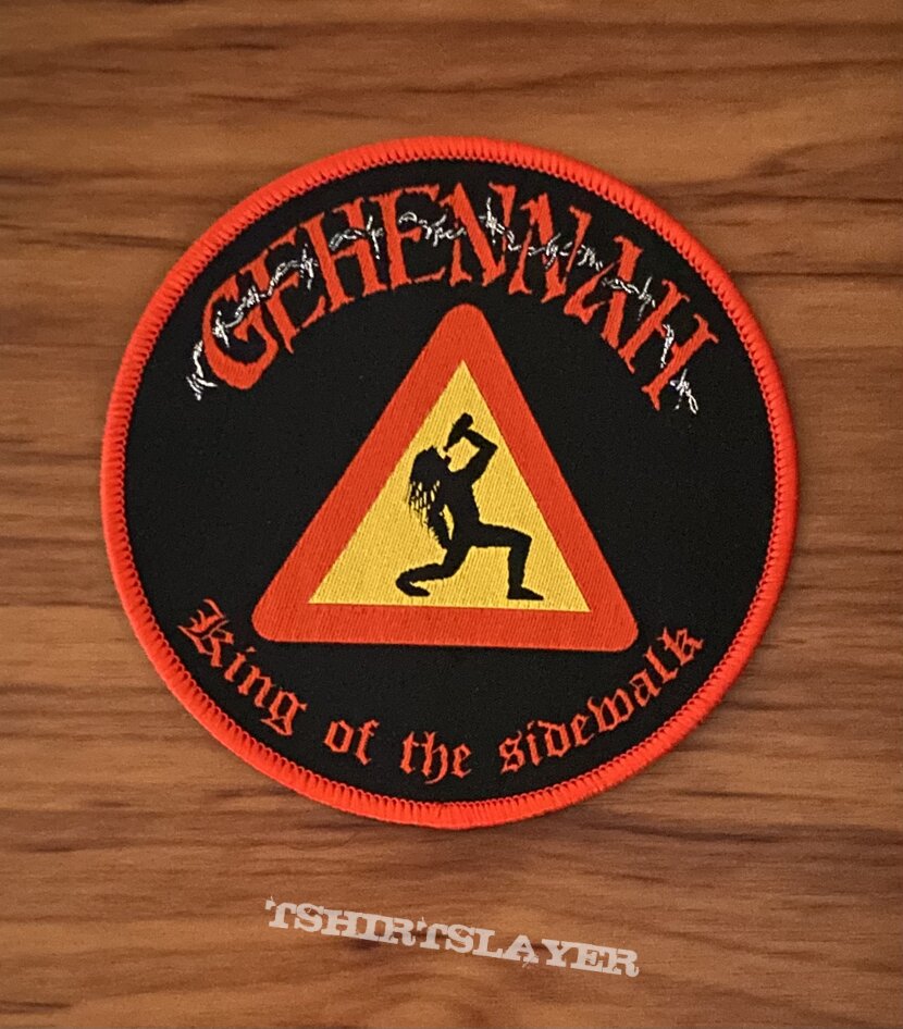 Gehennah King Of The Sidewalk Patch