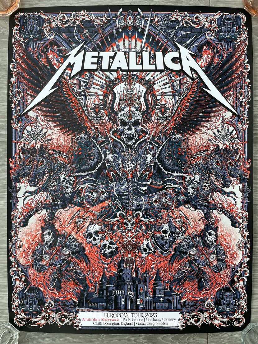 Metallica - M72 European Tour Poster 