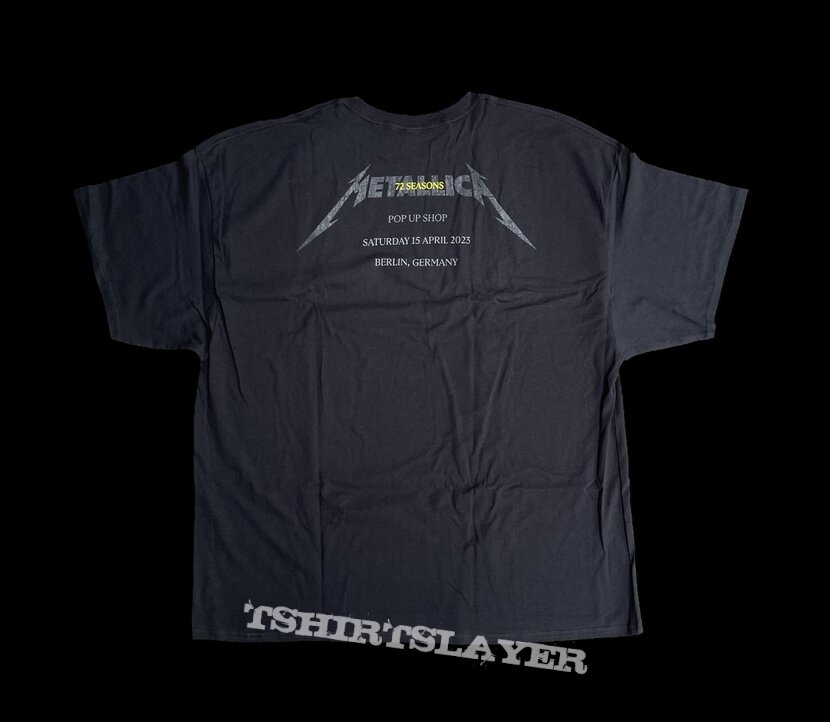 Metallica 72 Seasons Pop Up Shop Edtition 15 April 2023 Metallica 72 Seasons Pop Up Shop Edtition 15 April 2023